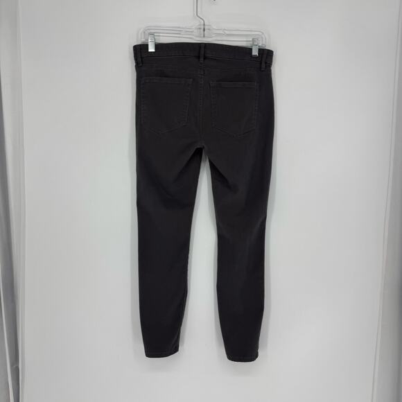 Loft Mid Rise Gray Skinny Pants Size 28/6 - Picture 5 of 9